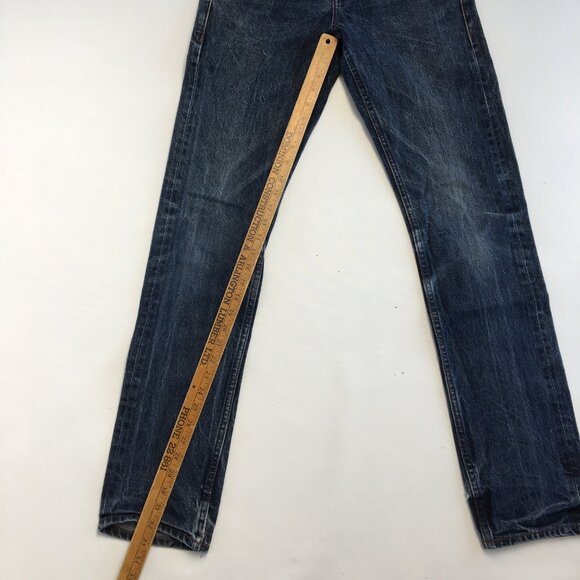 The Unbranded Brand Skinny Fit Selvedge Button Fly Jeans 30 - Picture 11 of 11